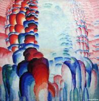 Frantisek Kupka - Hindu Motif, or Graduated Red